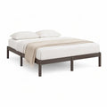 Estrutura para Cama de Casal 160 x 200 cm em Aço Carbono Castanho Escuro